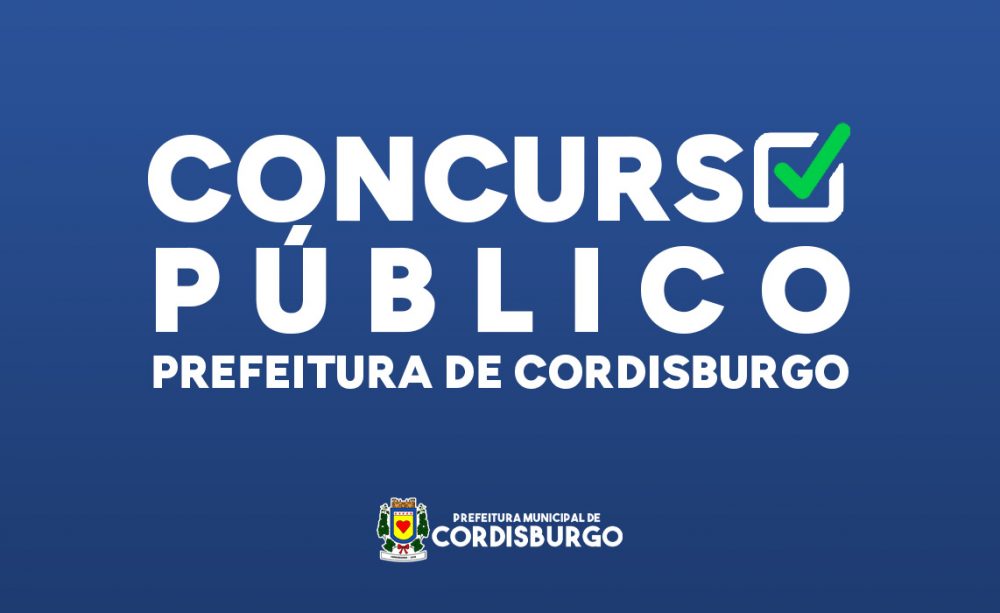 Concurso P Blico N Prefeitura Municipal De Cordisburgo